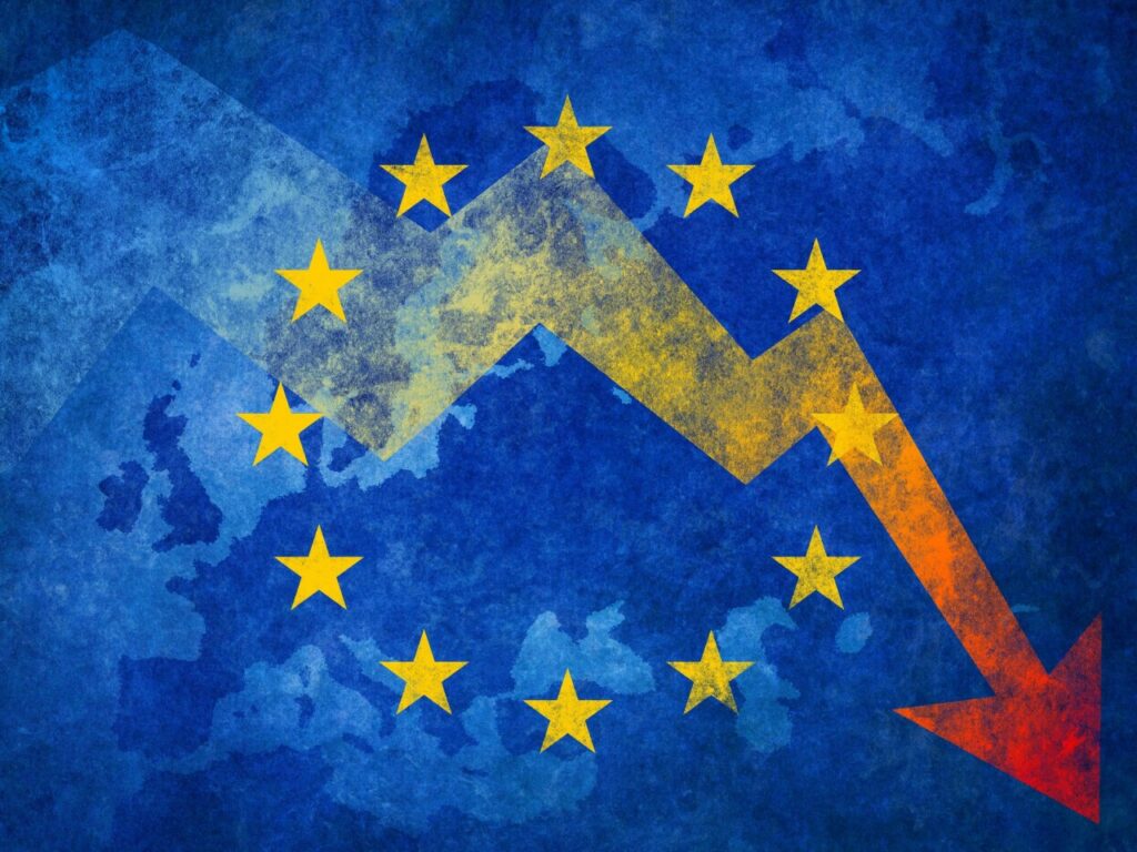 Σε ύφεση η Ευρωζώνη - Νέα συρρίκνωση της βιομηχανικής δραστηριότητας