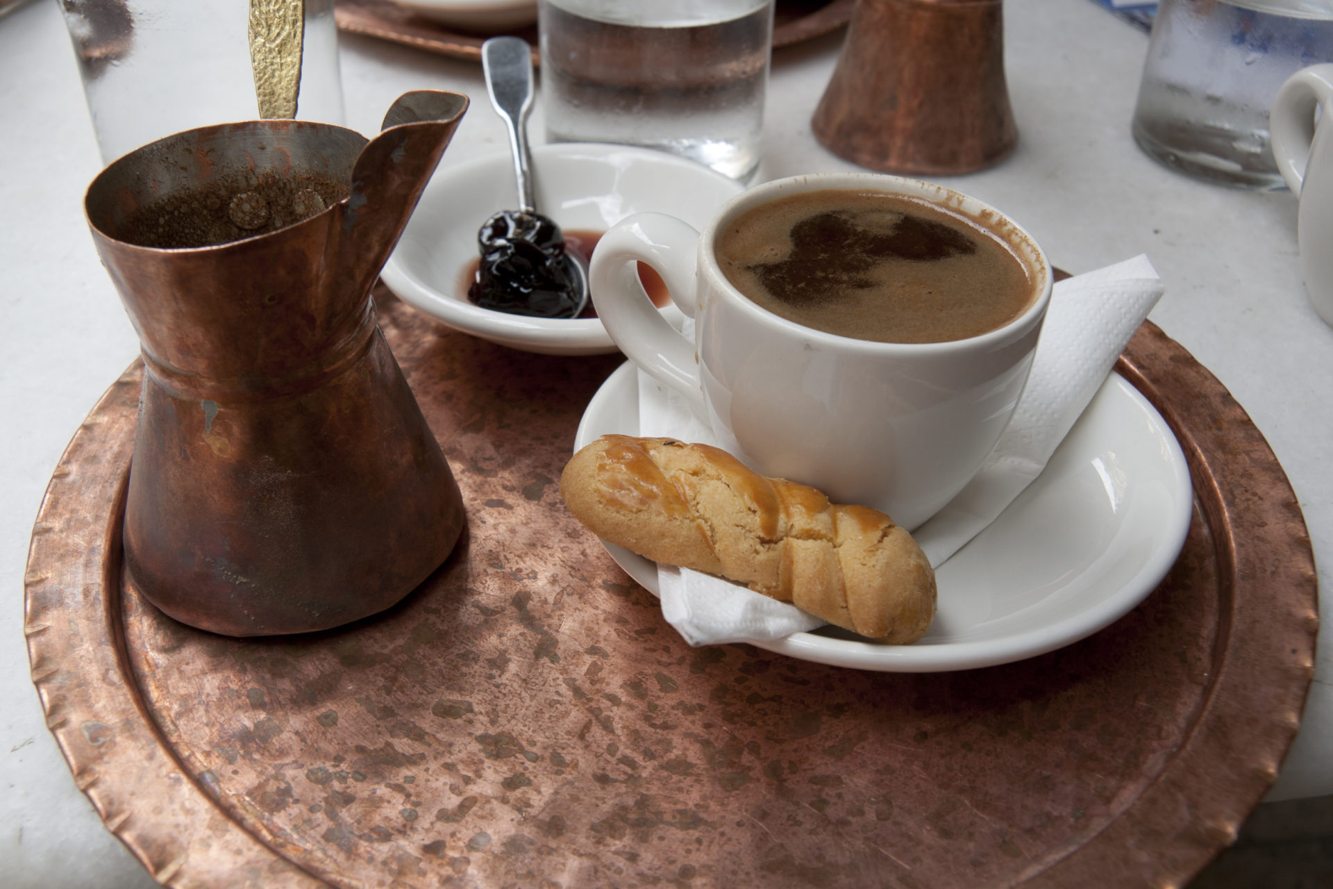 Traditional greek coffee