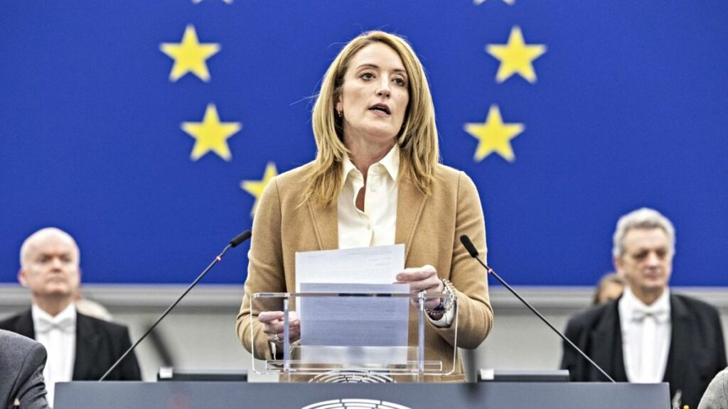 Ρομπέρτα Μέτσολα: Επανεξελέγει πρόεδρος του Ευρωπαϊκού Κοινοβουλίου με 90,2%