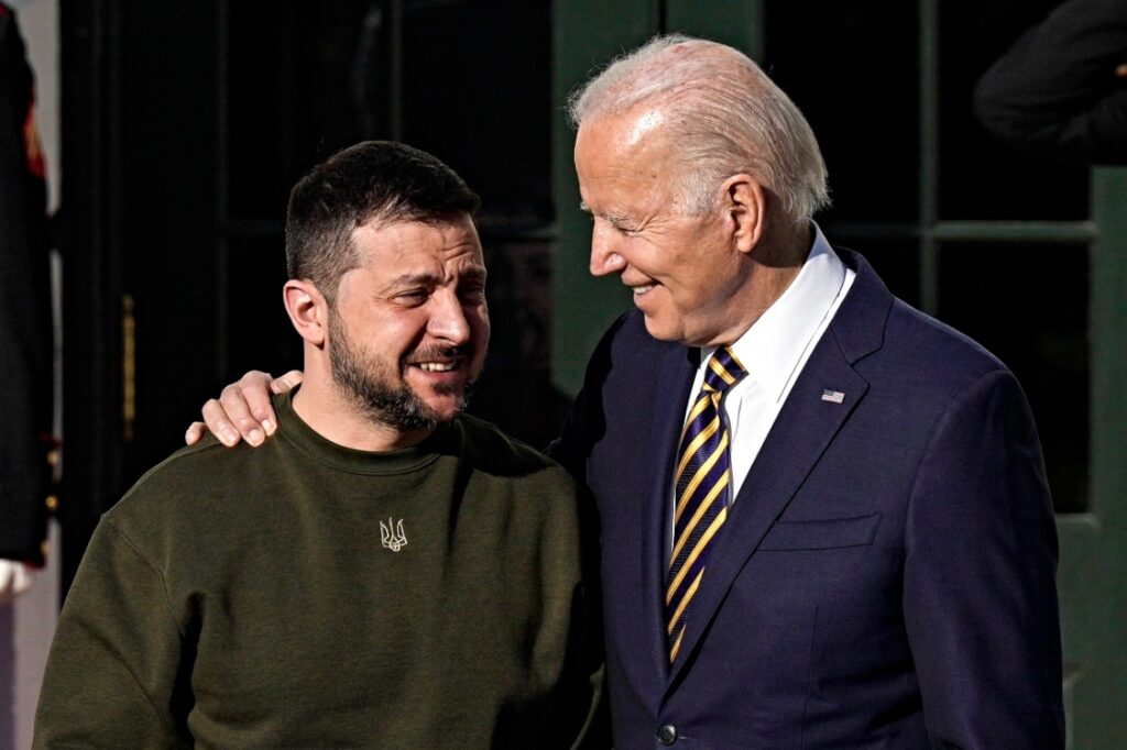 Τζο Μπάιντεν, Βολοντίμιρ Ζελένσκι.