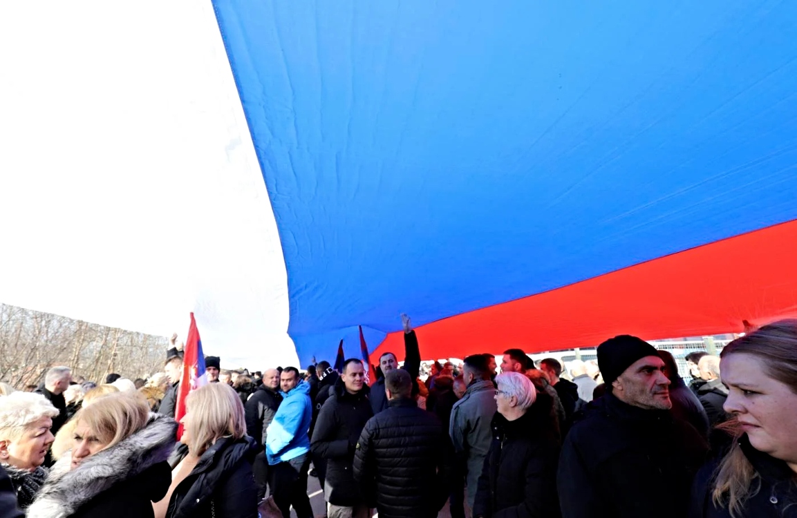 Κόσοβο, διαδήλωση Σέρβων πολιτών.