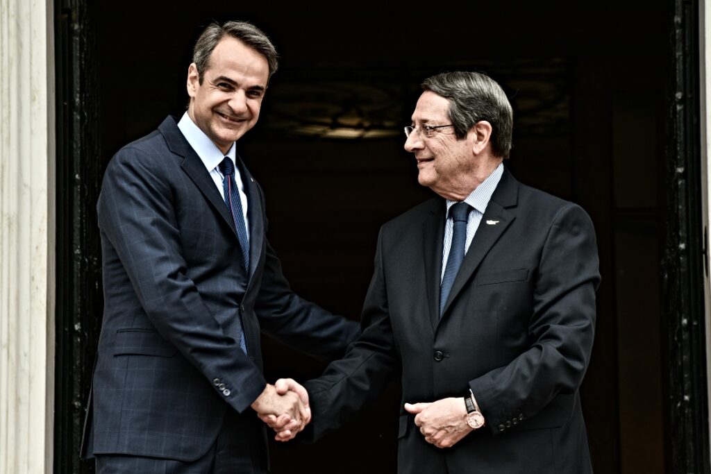 Κυριάκος Μητσοτάκης, Νίκος Αναστασιάδης.