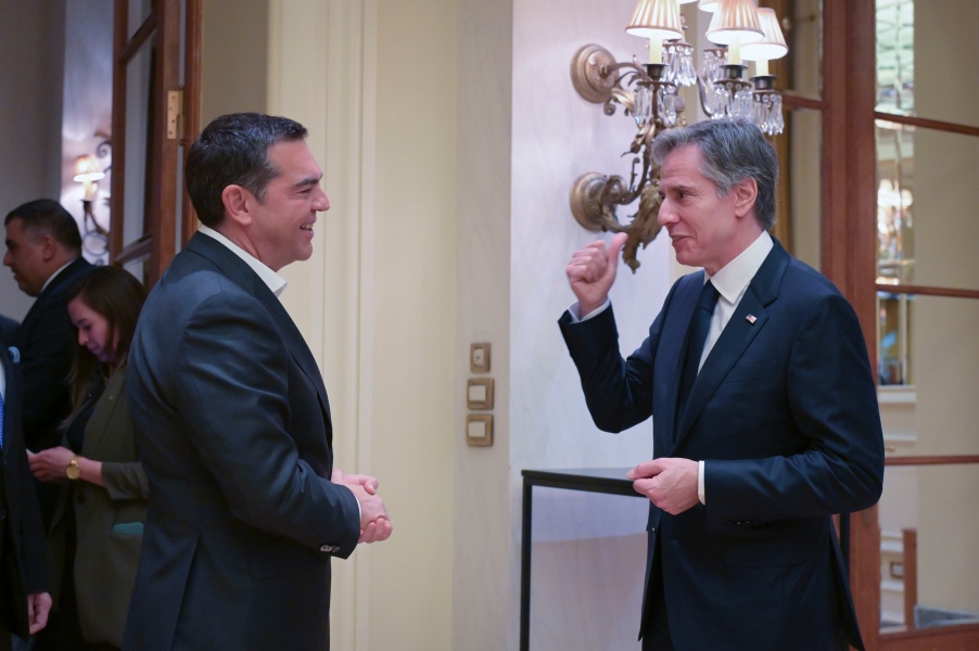 Τσίπρας σε Μπλίνκεν: Οι ΗΠΑ να στηρίξουν το διάλογο με την Τουρκία με δύο σαφείς κόκκινες γραμμές