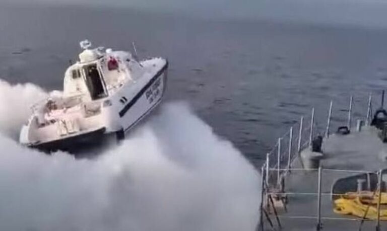 Βίντεο ντοκουμέντο από το Φαρμακονήσι με την τουρκική ακταιωρό να προσπαθεί να εμβολίσει σκάφος του Λιμενικού