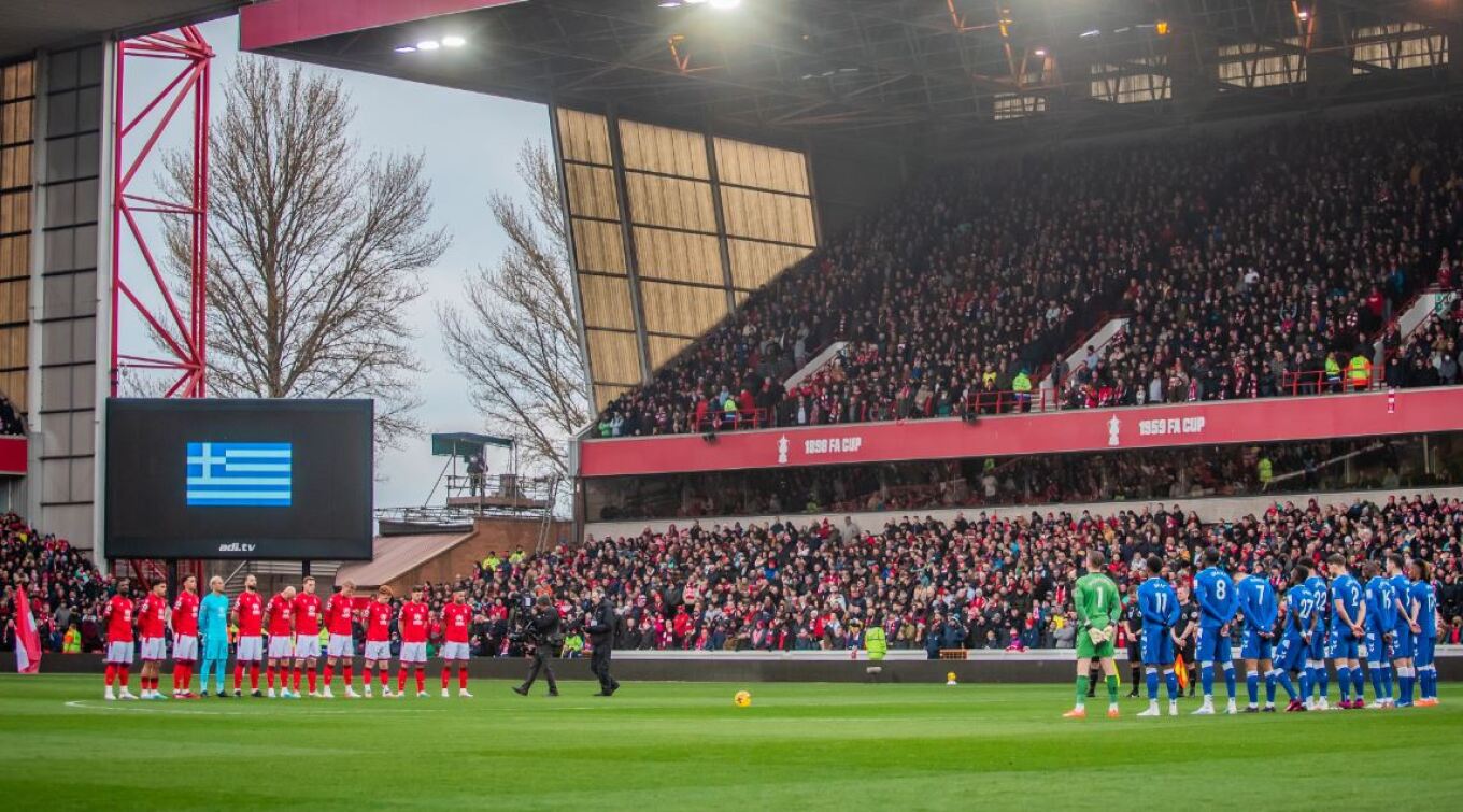 Premier League: Ενός λεπτού σιγή στο Νότιγχαμ Φόρεστ - Έβερτον για την σύγκρουση τρένων στα Τέμπη