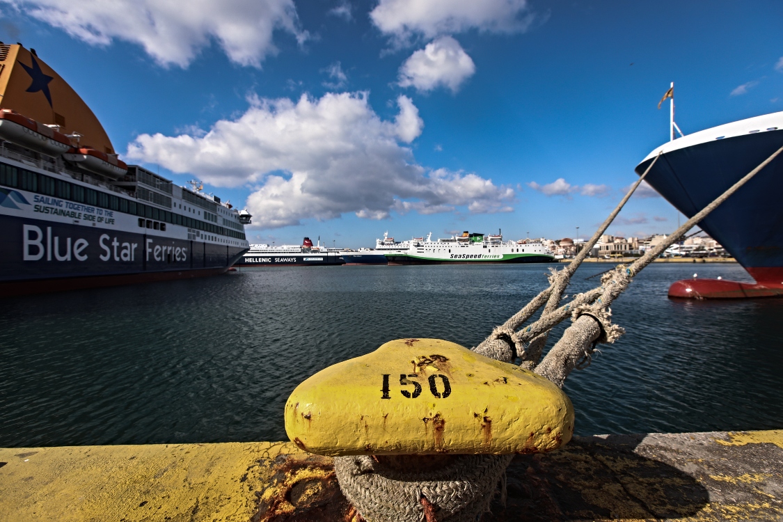Απεργία στα πλοία, λιμάνι Πειραιά.