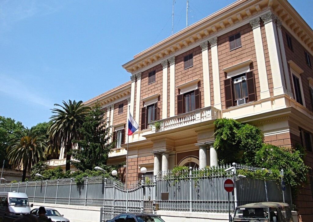 Πρεσβεία της Ρωσίας στη Ρώμη.