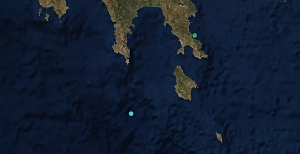 Σεισμός, Κύθηρα.