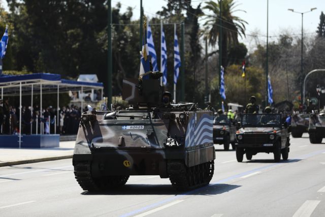 1821; 25th March; 25η Μαρτίου; Greek renaissance; greek revolution; military parade; national holiday; portrait; war; Πόλεμος; άρμα μάχης; γιορτή; εθνική επέτειος; εθνική παλιγγενεσία; ελληνική επανάσταση; ελληνοτουρκικός πόλεμος; στρατιωτική παρέλαση; στρατιώτες; buildings; προετοιμασία;