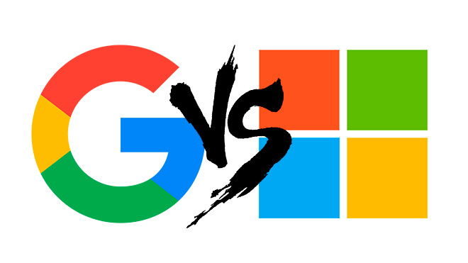 Google Vs Microsoft