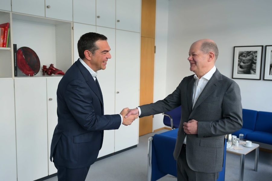Τσίπρας σε Σολτς: Η αλλαγή που θα έρθει στην Ελλάδα θα είναι μια σημαντική εξέλιξη για όλη την Ευρώπη