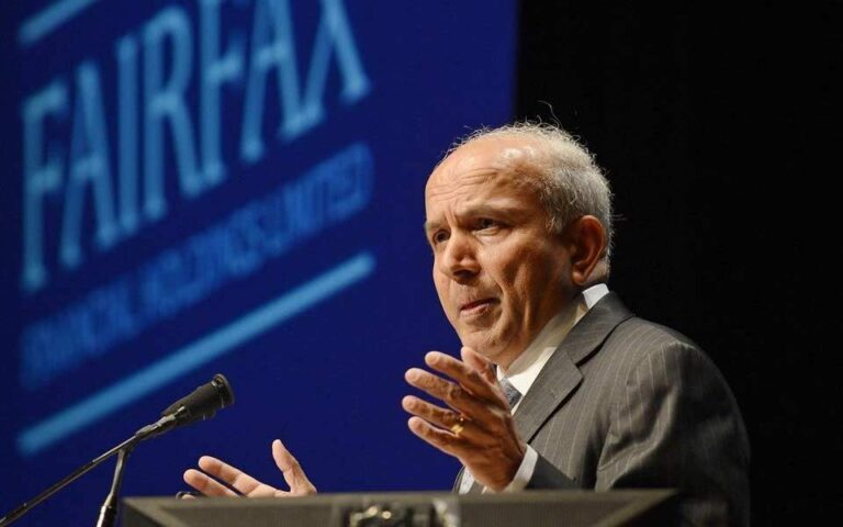 Metlen: Αυξήθηκε στο 8,34% η συμμετοχή της Fairfax του Πρεμ Γουάτσα