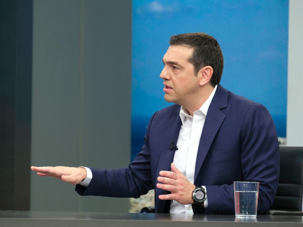 Τσίπρας: Ισχυρή εντολή για κυβέρνηση από το πρώτο και το τρίτο κόμμα στις 21 Μαΐου