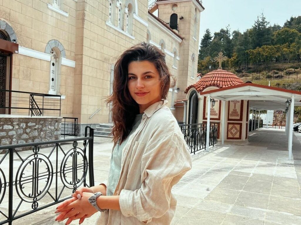 Δανάη Παππά: Εκπλήρωσε το τάμα της στον Άγιο Ιωάννη τον Ρώσο