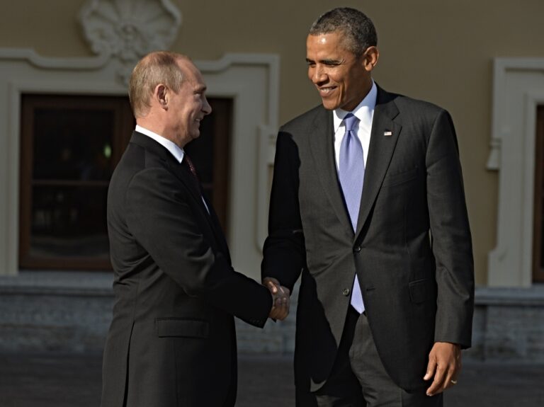 Βλαντιμίρ Πούτιν, Μπαράκ Ομπάμα.