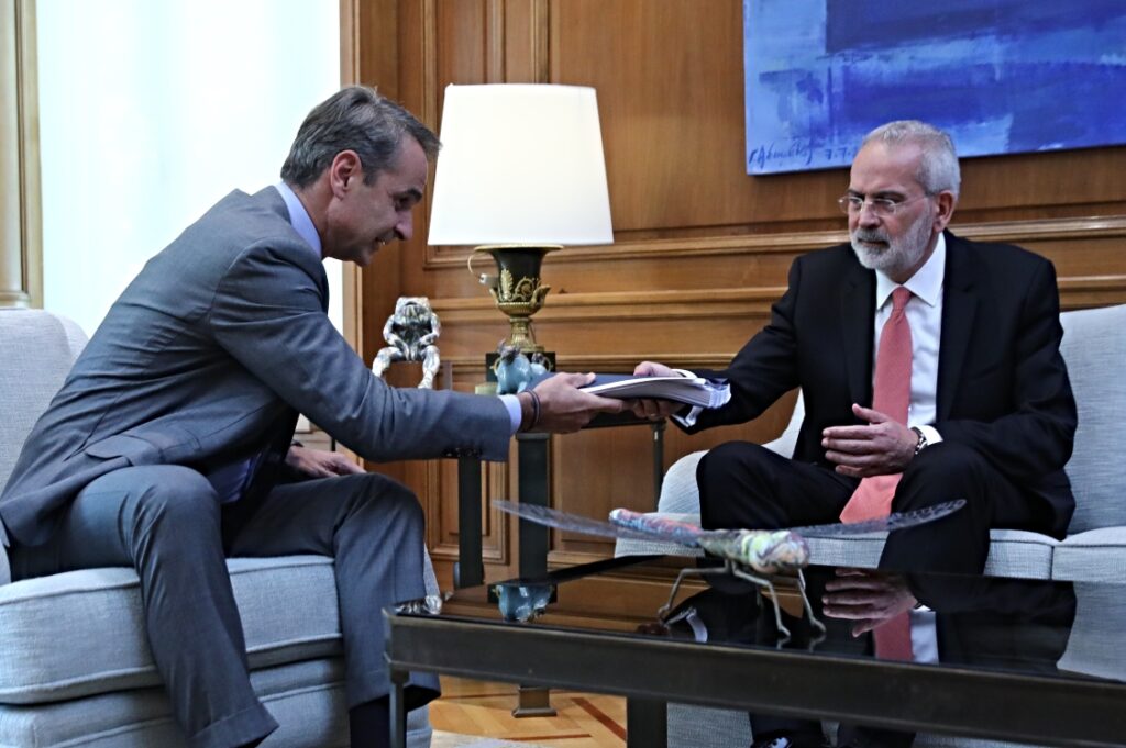 Κυριάκος Μητσοτάκης, Ιωάννης Σαρμάς.