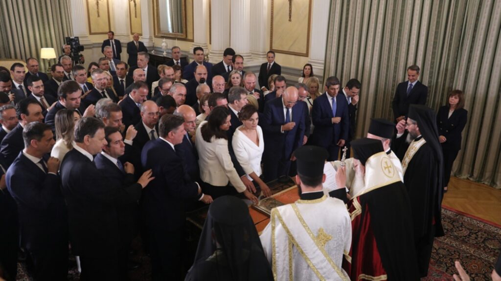 Ορκίστηκε η νέα κυβέρνηση του Κυριάκου Μητσοτάκη