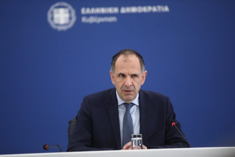 [359827] ΣΥΝΕΝΤΕΥΞΗ ΤΥΠΟΥ ΤΟΥ ΥΠ. ΕΠΙΚΡΑΤΕΙΑΣ ΓΙΩΡΓΟΥ ΓΕΡΑΠΕΤΡΙΤΗ (ΓΙΑΝΝΗΣ ΠΑΝΑΓΟΠΟΥΛΟΣ/EUROKINISSI)