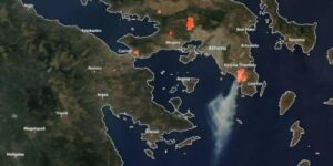 Live χάρτες για την πορεία των πυρκαγιών -Πώς κινούνται τα πύρινα μέτωπα
