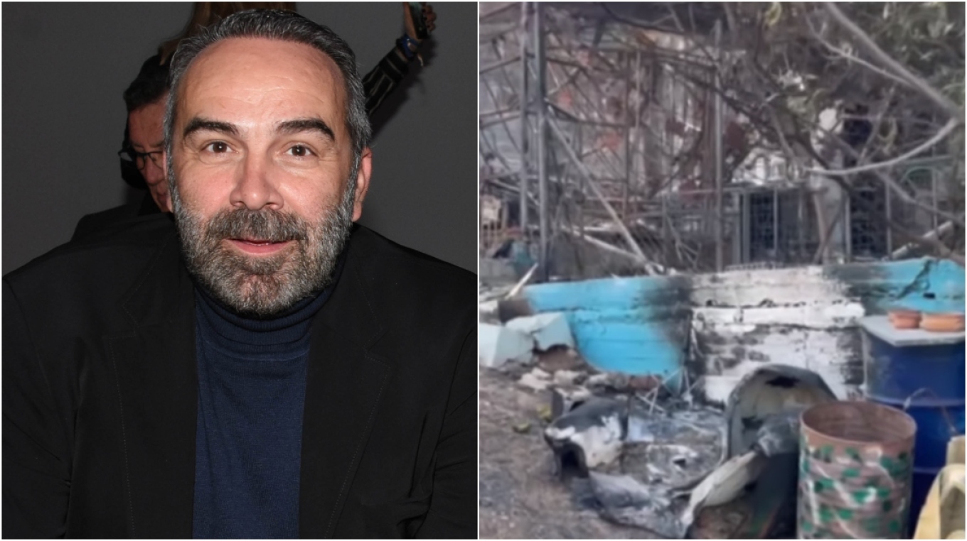 Γκουντάρας: Δείχνει το σπίτι πυρόπληκτης οικογένειας στα Καλύβια που κάηκε ολοσχερώς
