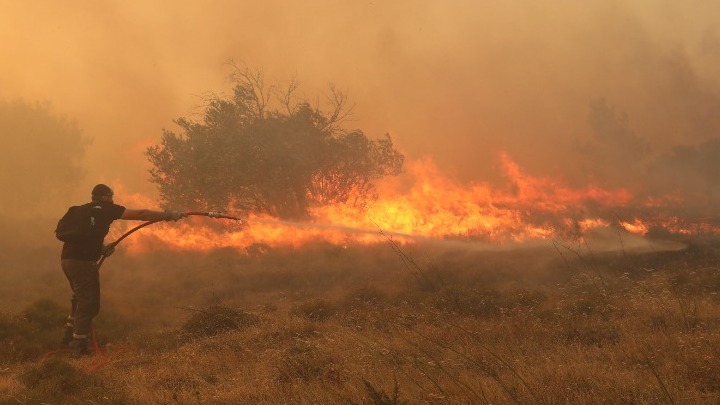 Νέο πύρινο μέτωπο στη Θεσσαλονίκη - Επιχειρούν και εναέρια μέσα