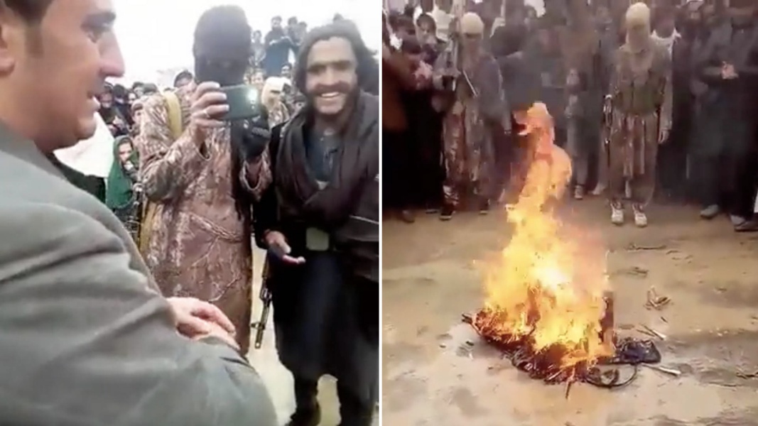 Αφγανιστάν: Οι Ταλιμπάν παρέδωσαν μουσικά όργανα στην πυρά (video)