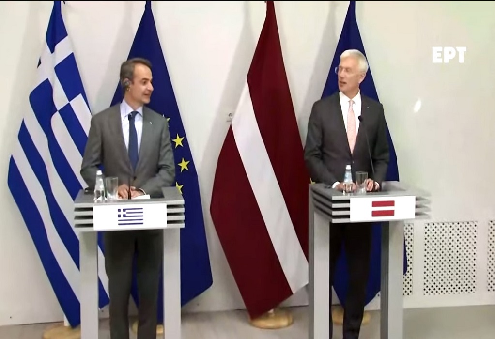 Οι δηλώσεις του Κυριάκου Μητσοτάκη μετά τη συνάντηση με τον Λετονό ομόλογό του