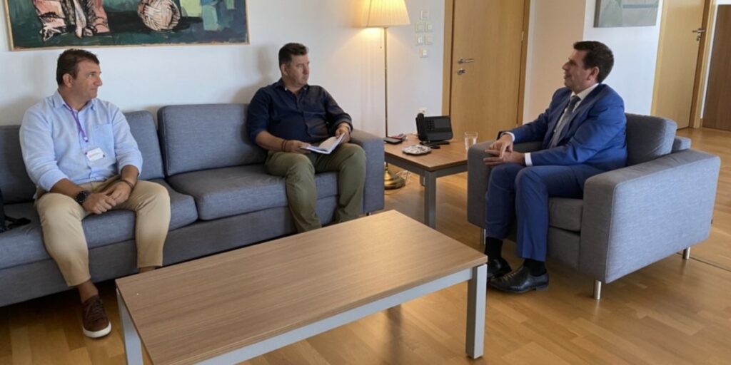 Συνάντηση Καιρίδη με αντιπροσωπεία της Πανελλήνιας Ομοσπονδίας Συνοριακών Φυλάκων