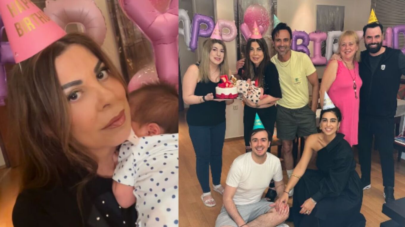 Άντζελα Δημητρίου: Πέρασε τα γενέθλιά της με την εγγονή της