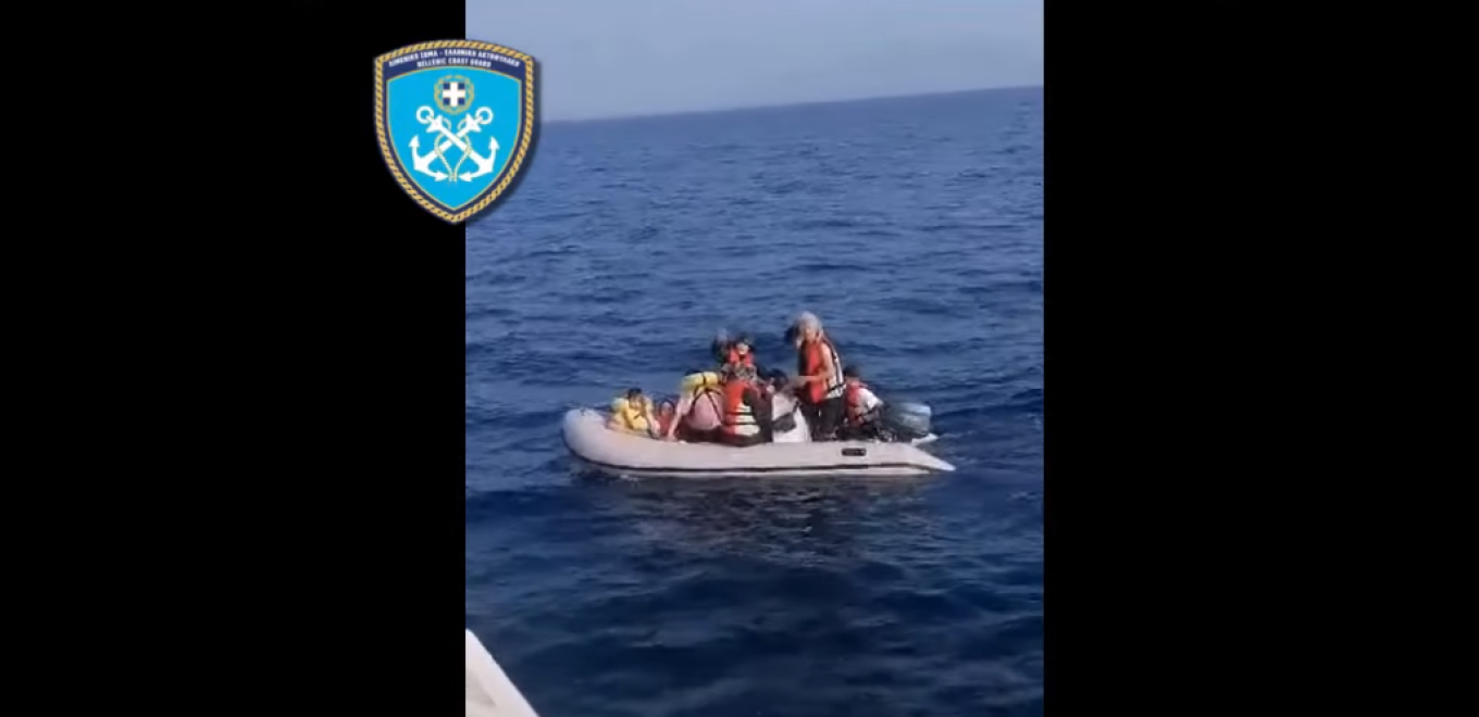 Βίντεο από τον εντοπισμό και τη διάσωση 21 μεταναστών στη Λέσβο
