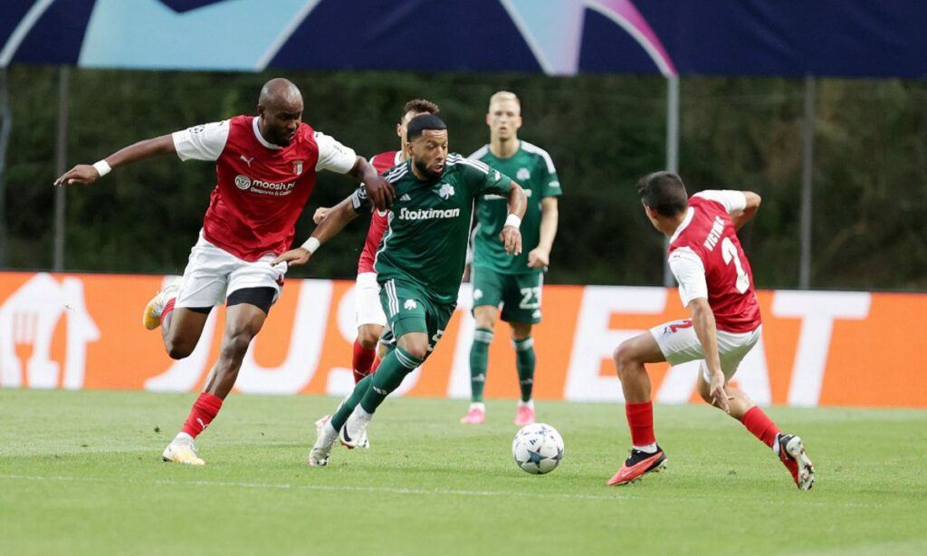 Μπράγκα – Παναθηναϊκός 2-1: Ο Μαντσίνι τον κράτησε ζωντανό στο 95’