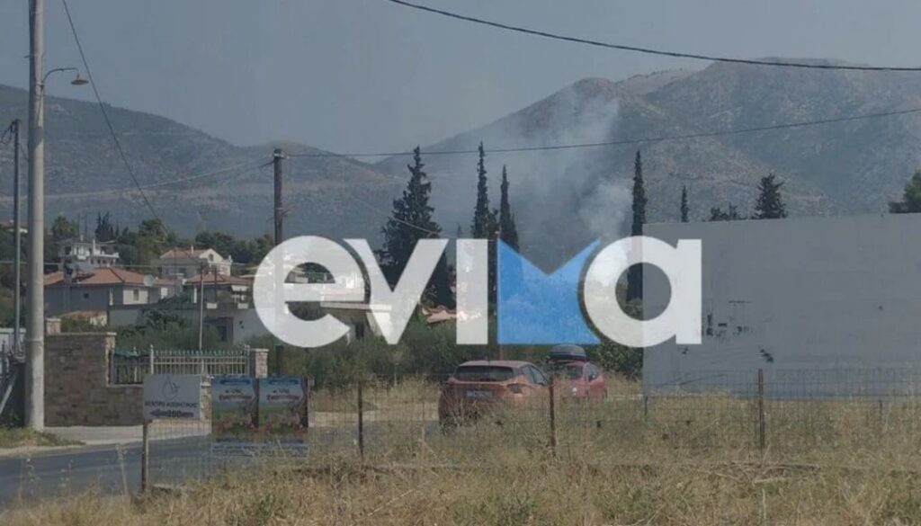 Φωτιά Τώρα στην Ερέτρια: Κοντά σε σπίτια και ξενοδοχεία οι φλόγες