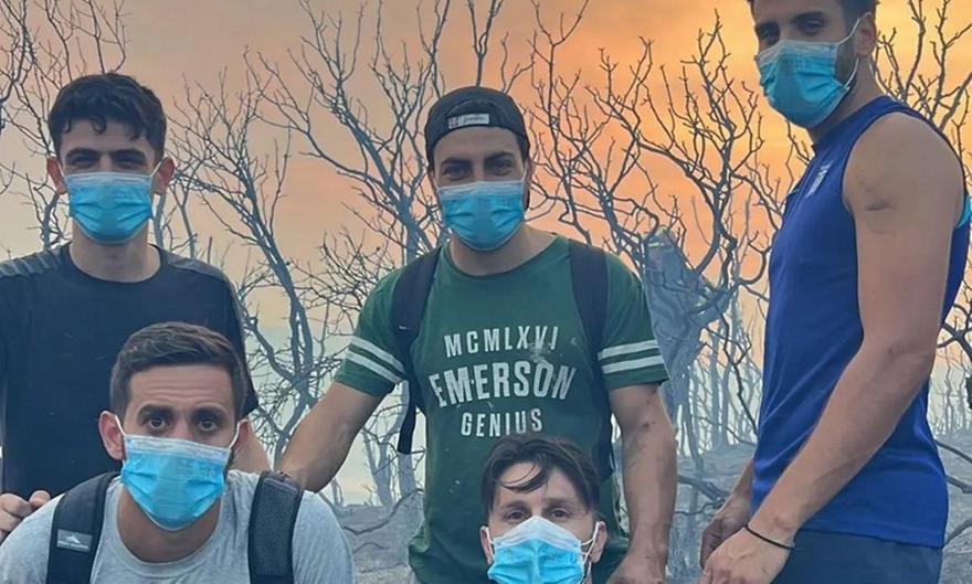 Φωτιά στη Ροδόπη: Εθελοντές οι ποδοσφαιριστές του Πανθρακικού