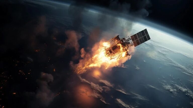 Εντυπωσιακές εικόνες: Δορυφόρος πέφτει σε Γη με ταχύτητα 7.500 μέτρων το δευτερόλεπτο