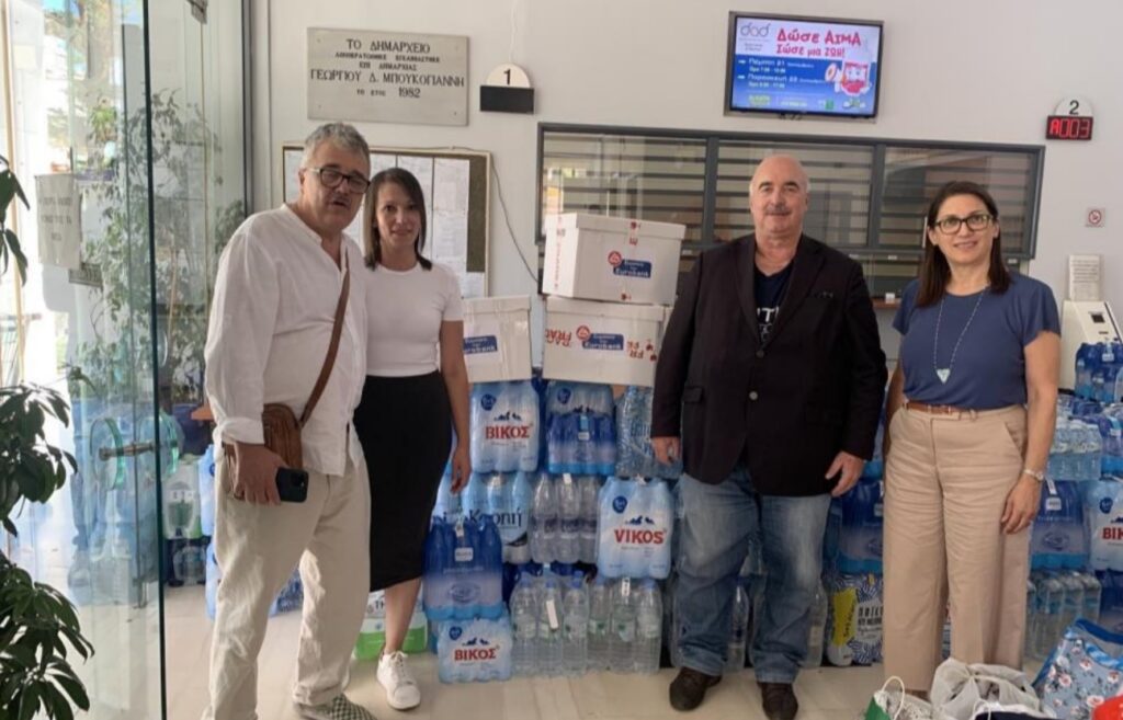Στήριξη και αλληλεγγύη στους πλημμυροπαθείς της Θεσσαλίας από το σωματείο της Eurobank