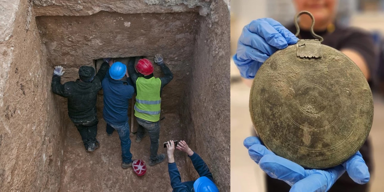 Συναρπαστική αρχαιολογική ανακάλυψη στο Ισραήλ - Ο τάφος Ελληνίδας εταίρας που έκρυβε σπάνιο καθρέφτη