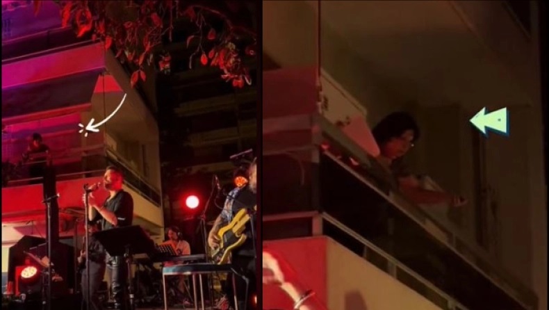 Νευριασμένη γιαγιά έριξε κουβά νερό σε συναυλία κάτω από το σπίτι της (βίντεο)