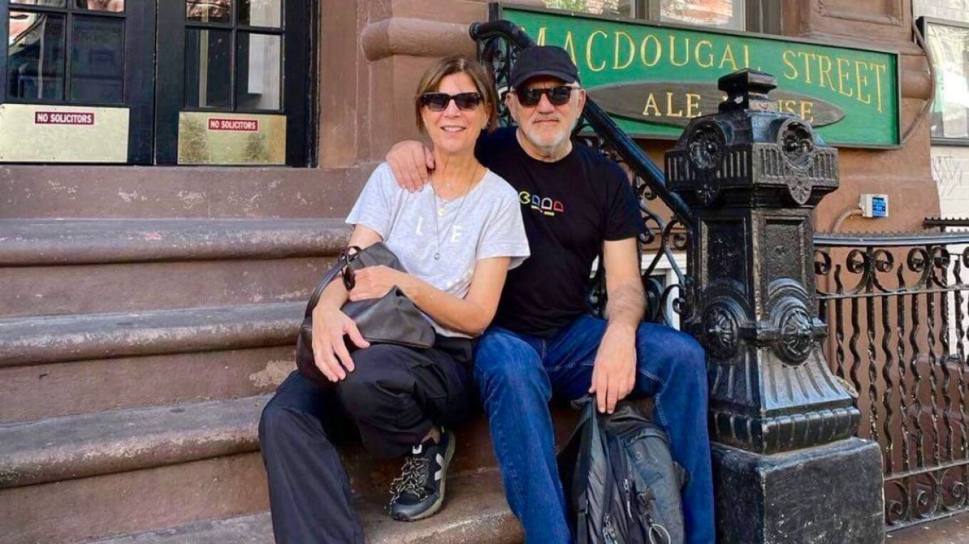 Νίκος Πορτοκάλογλου: Στη Νέα Υόρκη με τη σύζυγό του