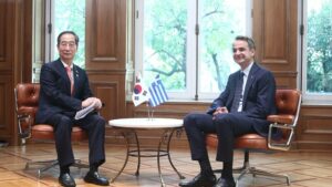 Ο Μητσοτάκης συναντήθηκε με τον Han Duck-soo - "Η Ελλάδα και η Κορέα έχουν μια πολύ ξεχωριστή σχέση"