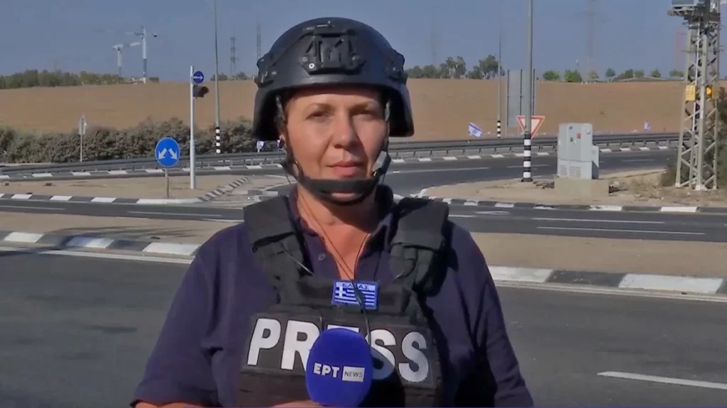 Πόλεμος στο Ισραήλ: Προειδοποιητική σφαίρα από τους στρατιώτες του Ισραήλ στο συνεργείο της ΕΡΤ