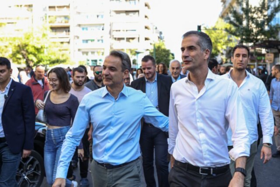 Στο πλευρό του Κ. Μπακογιάννη ο Κ. Μητσοτάκης: «Οι πολίτες θα εκτιμήσουν τη δουλειά που έχει γίνει»