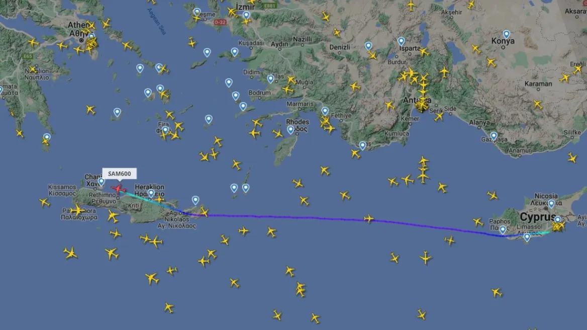 Άντονι Μπλίνκεν: Στάση στην Κρήτη για το αεροσκάφος του Αμερικανού ΥΠΕΞ πριν μεταβει στην Τουρκία