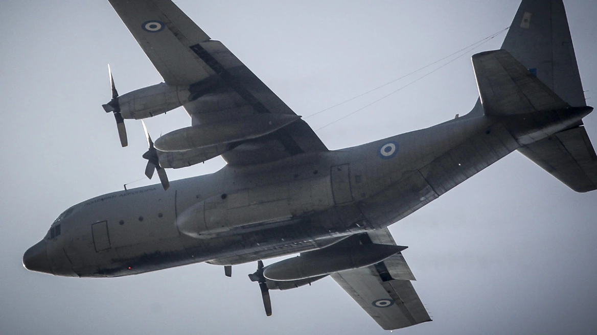 Πολεμική Αεροπορία: Ανθρωπιστική βοήθεια στους αμάχους της Γάζας θα μεταφέρει σήμερα C -130