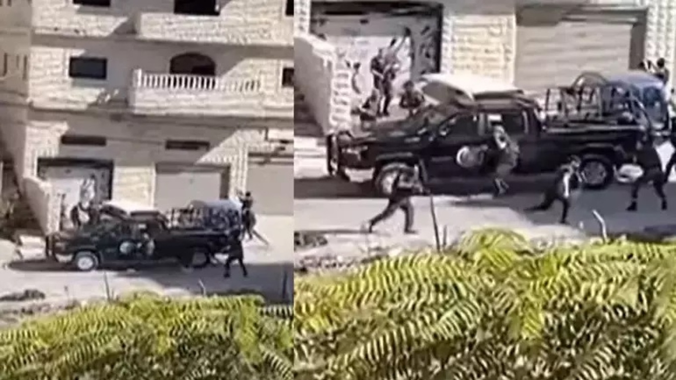 Ένοπλοι επιτέθηκαν στο κομβόι του Παλαιστίνιου προέδρου, Μαχμούντ Αμπάς (ΒΙΝΤΕΟ)