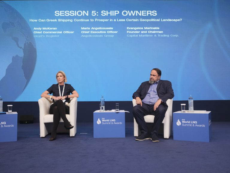 Ναυτιλία: Ο Βαγγέλης Μαρινάκης και η Μαρία Αγγελικούση μίλησαν για το LNG