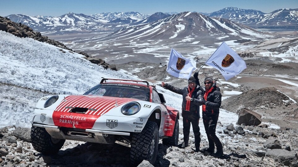 Porsche 911: «Σκαρφάλωσε» σε υψόμετρο άνω των 6.700 μέτρων