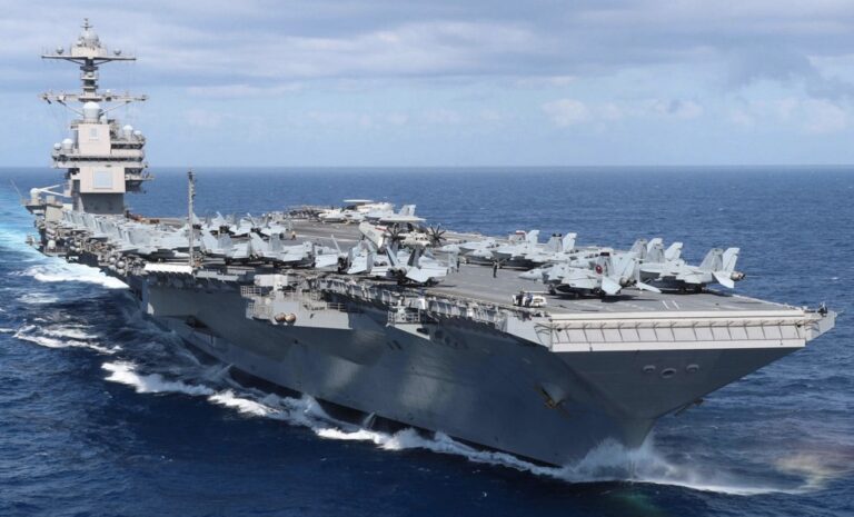 Χανιά: Στη Σούδα το αμερικανικό αεροπλανοφόρο «USS Gerald Ford»