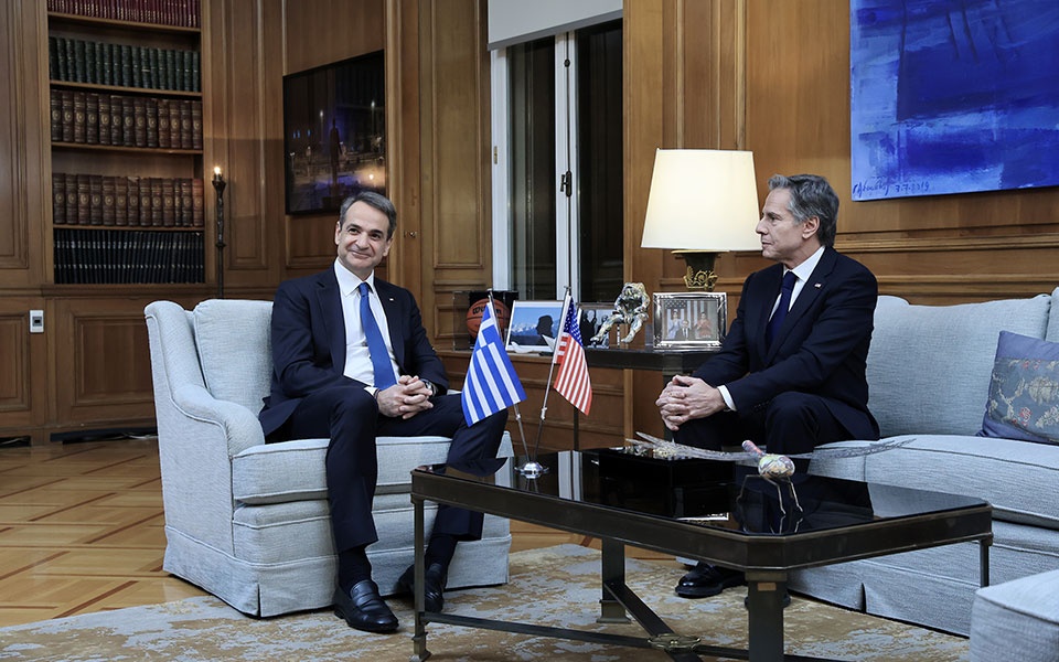 Επίσημα το Σάββατο στα Χανιά η συνάντηση Μητσοτάκη - Μπλίνκεν