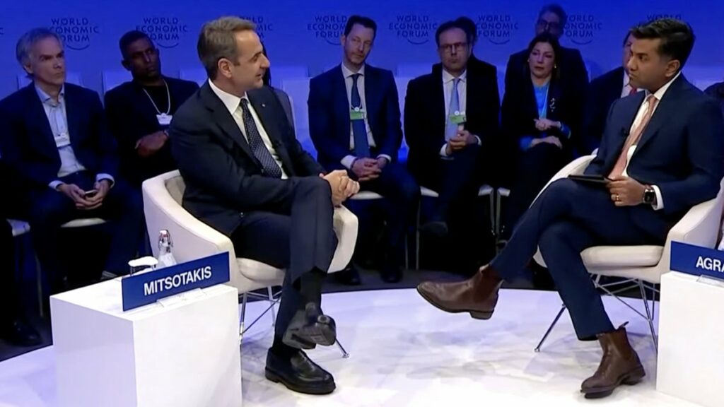 Live-Νταβός: Η συζήτηση του Κυριάκου Μητσοτάκη με τον Ravi Agrawal, αρχισυντάκτη του περιοδικού «Foreign Policy»