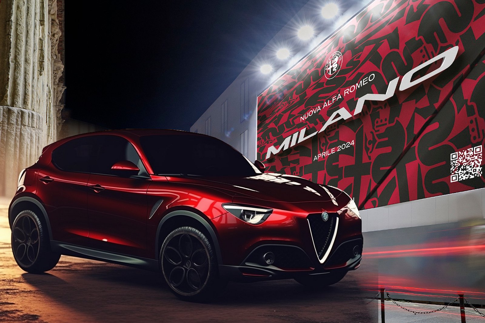 Η νέα Alfa Romeo Milano έτοιμη για την αποκάλυψη